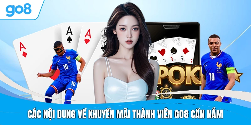 Các nội dung về khuyến mãi thành viên GO8 cần nắm