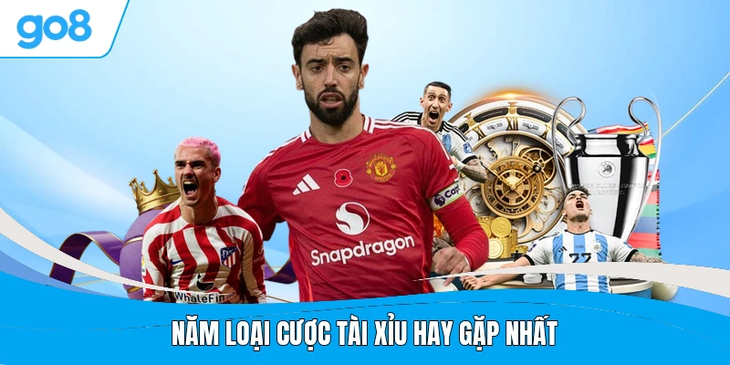 Năm loại cược tài xỉu hay gặp nhất