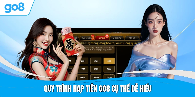 Quy trình nạp tiền GO8 cụ thể dễ hiểu